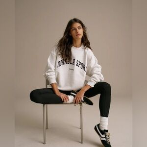 Adanola Sport AS oversized sweatshirt in light gray